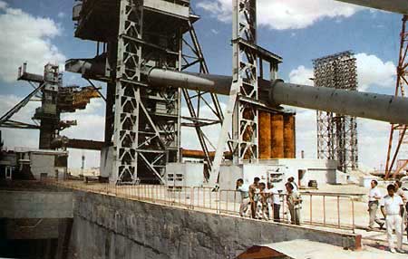 Стартовая позиция ракеты-носителя «Энергия», сооруженная на месте старта Н1